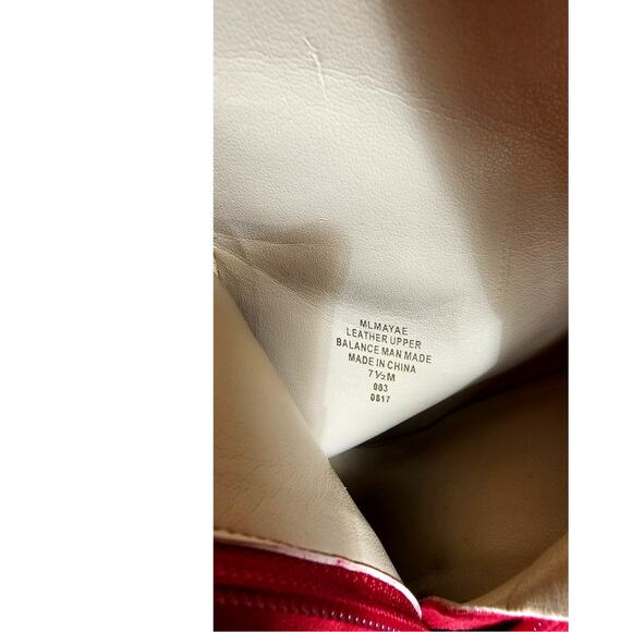 Marc Fisher Red Suede Boots, Pointed Toe, Side Zip MAYAE, High Heel, Sz 7.5M - Picture 7 of 8